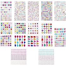 12.000 fogli di strass luccicanti da 2 mm, decorazione per auto fai da te, autoadesivi, riparazione del calore, gemme glitterate, adesivi per auto e decorazioni artigianali (bianco