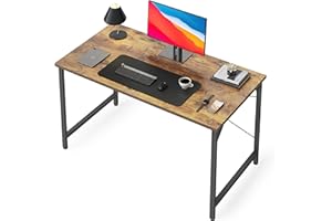 CubiCubi Computer Desk 100x50 cm Home Office Laptop Desk Study Writing Table, Modern Simple Style, Brown