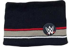 POPGEAR WWE Logo Boys Snood | Merchandise ufficiale | Wrestlemania, Winter-Wärmer, Geschenk-Idee für Jungen
