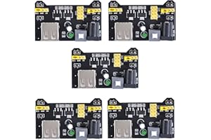Oiyagai 5pcs Módulo de fuente de alimentación de placa de prueba 3.3V / 5.0V para placa de placa sin soldadura Arduino Board