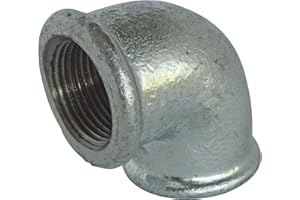 SOMATHERM FOR YOU - Codo - hierro galvanizado - 90 - pequeño radio - Mujer Mujer 20/27 N ° 90