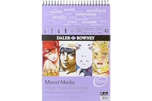 DALER ROWNEY DR Mixed Media Spiral A3 250 GM, GDAMMA3