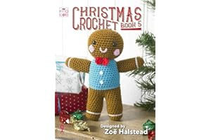 King Cole Christmas Crochet Book 5 - Advent Calendar Tea Cosy Wreath Gingerbread Man Toy & More