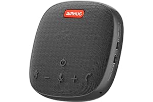 AIRHUG Bluetooth Lautsprecher Mikrofon - USB Konferenzlautsprecher - Tragbar für Home Office