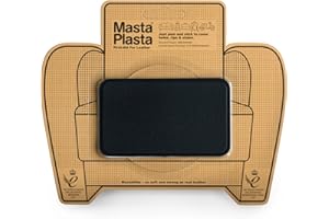 MastaPlasta Premium Leather Repair Patch - Black 10cm x 6cm (4in x 2.4in). Instant Upholstery-Quality Scratch and Tear Repair for Sofas, Car Interiors, Bags, Vinyl & More