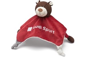 Audi collection 3201900800 Audi Sport Schmusetuch Motorsportbär, Braun/Rot