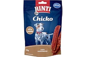 Rinti Perros Aperitivos Extra chicko Cordero 60 g, 12 Unidades (12 x 60 g)