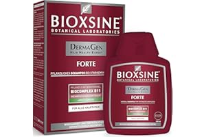 Forte Shampoo para la pérdida de cabello fuerte - para mujeres y hombres | con champú vegetal para acelerar el crecimiento del cabello | remedio para el crecimiento del cabello 300 ml | de Bioxsine