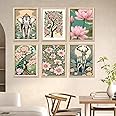 kotart Traditional Indian Inspired Wall Art Prints for Home and Office Decor - Modern Art Digital Painting for Bedroom living room office Wall Decoration (13X17 INCH, C) Pack of 6