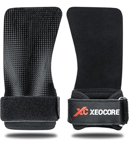 Bear KompleX 3-gaats lederen handgrepen voor gymnastiek, crossfit, pull-up grips en gewichtheffen - pull-up grips voor meer comfort en perfecte grip - ideale handbescherming tegen scheuren en blaren
