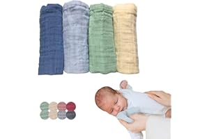 FURORA BABY Flora Furora Muselinas Bebe Algodon 25x25 (Muy Suaves - organico ecologico Gots + Oeko Tex 100 - Barra de Lavado a 60°) Muselinas Bebe pequeñas, Gasas Bebe Recién Nacido, Toallas muselinas Mantas