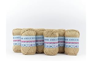 B.B.B. Filati - Amigurumi - Gomitolo filato puro cotone morbidissimo adatto per creare bambole e pupazzi lavabile in lavatrice per Ferri/Uncinetto: 3-4 Noce 153 6pz 300 gr