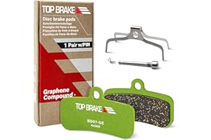 TOP BRAKE Pastiglie per freni a disco compatibili con Shimano Saint BR-M810/M820 XTR-M9120 Tektro TRP 4 Piston | MTB/eMTB/Downhill/Trail/All Mountain/Enduro Race/Ciclismo
