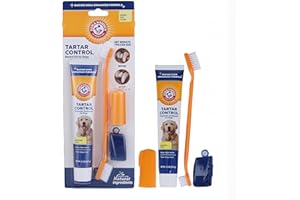 Arm & Hammer Tartar Control Kit Dentaire pour Chien Banane Menthe Blanc