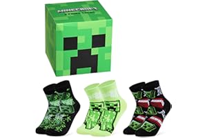 Minecraft Jungen Wadensocken Socken Multipack