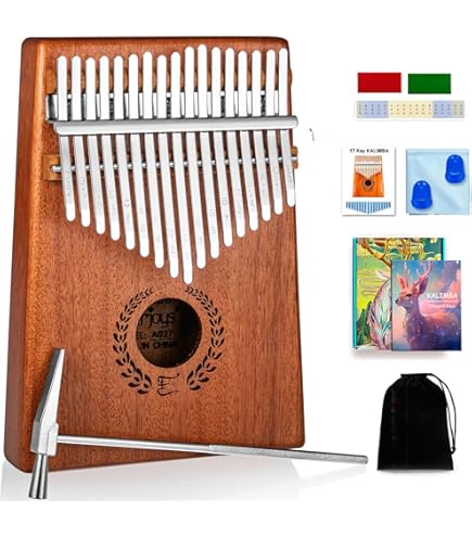 HOKEMA Kalimba B17 Mini instrument de musique fabriqué en