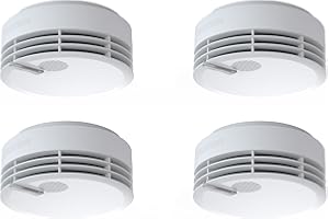 Hekatron Genius H – Rauchmelder 10 Jahre Batterie – Made in Germany – 1 Stück Neuauflage 4er Pack