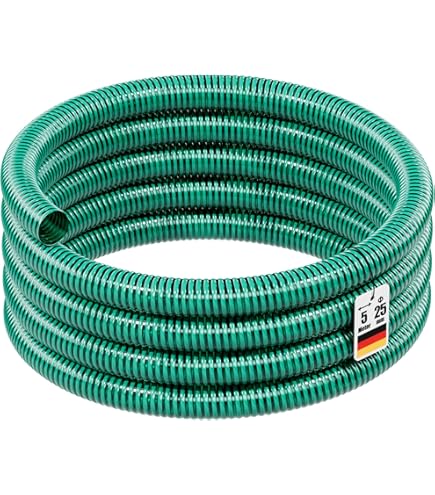Tubo spiralato per aspirazione motopompe 6 mt - diam. 40 mm - 1,5