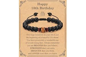 TEVOP Boys 13th 14th 15th 16th 17th 18th Birthday Gifts, Birthday Bracelet 13-18 Year Old Gifts for Boys, Unusual Birthday Presents for Son Grandson Brother Nephew Friend
