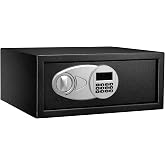 Amazon Basics Steel Security Safe with Digital Keypad, Electronic Combination Lock, Protects Money, Jewelry, ID Documents, 20