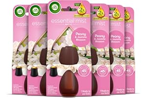AIRWICK Air Wick Essential Mist Aroma Relaxing Peony and Jasmine Pack of 6 x 20ml