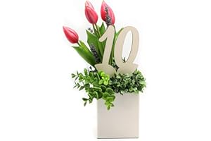 3DP Signs - Set Numeri Tavoli da Vaso in Legno [VN02] - Segnatavolo Design per ristoranti e Bar. Segnaposti Matrimoni ed Eventi. (Set 1-20)