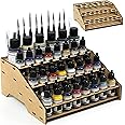 PROSCALE Paint Rack Stand with Organiser for Hobby Craft Vallejo Model Paints (Model A)