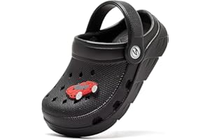 HOBIBEAR Boys and Girls Garden Clogs Slip on Sandals Beach Water Shoes (Toddler/Little Kids/Big Kids)