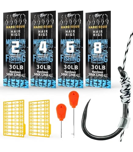 SF Pesca Alla Carpa Pronto Legato Ronnie Rig Spinner Rig Con 12 - Foto 10
