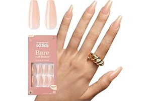 KISS sztuczne paznokcie na klej; Bare-But-Better Nails - Nude Drama