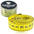 Massband 150 cm - 2 in 1 - cm + INCH Schneidermaßband - Maßband in Aufbewahrungsbox zum skalieren & messen