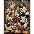 TULIP N TURTLE Disney Diy Acrylic Paint By Number Kit For Adults Kids Beginner Number Painting Kit Diy Canvas Painting By Number. Wall Decoration Diy Painting Kit For Adults,Multi-Coloured