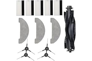 GYing Accessoires de rechange compatibles avec les aspirateurs robot Vactidy Nimble T7 / T8 5 filtres, 4 brosses, 1 rouleau de brosse en caoutchouc, 3 chiffons de nettoyage Pièces de rechange
