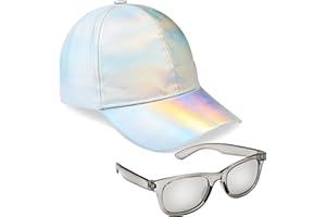 CityComfort Sunglasses Baseball Cap Girls Accessories Set Summer Lightweight Sun Hat UV Kids Sunglasses Beach Holiday