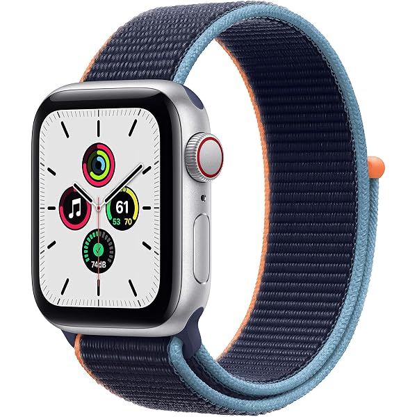 Apple Watch Series 4 (GPS + Cellular) cassa 40 mm in alluminio color  argento e Sport Loop color conchiglia : Amazon.it: Elettronica