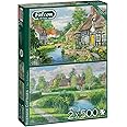 Jumbo, Falcon de luxe - Riverside Cottages, Jigsaw Puzzles for Adults, 2 x 500-Piece