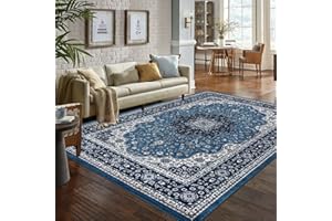 GENERIC Online Bedding store Area Rugs – New luxury Beautiful modern traditional Area Rugs - Luxury Vintage Design carpet for hallway rugs (Blue, 80 * 150cm (2 ft 6 inch x 5 ft))