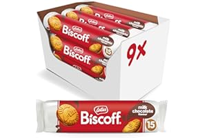 Biscoff - Sandwich Biscuits With Milk Chocolate Cream Filling - 15 Sandwich cookies per pack - Ingredients from natural origin - No colours - 9x150g - 1,35kg