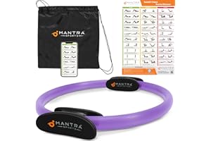 ‎MANTRA SPORTS MANTRA SPORTS Pilates Ring Fit Fitness Ring Beckenbodentrainer für Frau & Männer, Beckenboden Trainingsgerät für zuhause, Beinpresse Hüfttrainer Beintrainer Oberschenkeltrainer Sportgeräte zuhause