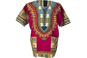Lofbaz Robe Chemise Unisexe Africaine Traditionnelle Imprimé Dashiki Hippy