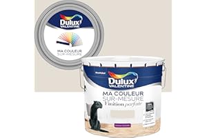 Ma Couleur Sur-mesure par Dulux Valentine – Peinture Intérieure Murs, Plafonds, Boiseries - Finition Parfaite - 98% d'opacité - Velours Lin Clair 10 L - Palette Authentique