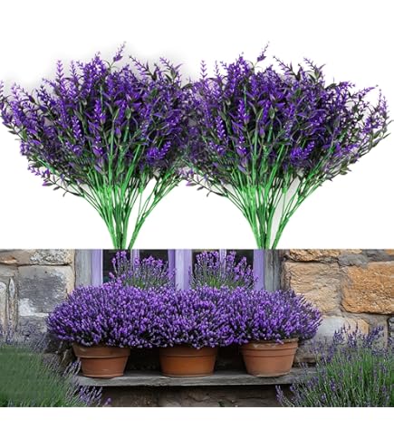 Ghirlanda Lavanda Artificiale 42cm | Decorazione Per Porta, Caminetto O Casa - Foto 13