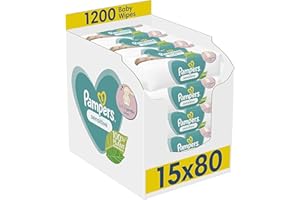 Pampers 81687213 - Sensitive Toallitas Toallitas 15 Embalaje = 1200