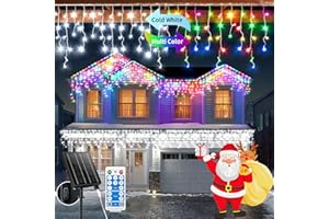 GCMacau 3 IN 1 Solaire Guirlande Lumineuse Extérieure [20m +5m], 660LEDs Guirlande Noel Extérieure,8 Modes,Extensible, Rideau Lumineux Noë Alimentation USB,IP65 Etanche Avec Télécommande Timer