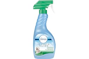 AMBI PUR Febreze Lot de 4 désodorisants textiles de 500 ml (2 l), spécial odeurs d'animaux domestiques