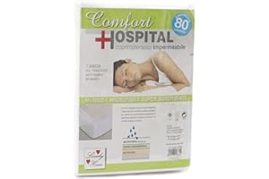 Lovely Home - Coprimaterasso Impermeabile 2 Piazze Letto Matrimoniale Confort Hospital Con Angoli