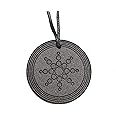 IMREX Quantum Science Black Pendant Chain Necklace for Men and Women