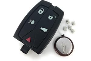 Automobile Locksmith Repair Kit for Land Rover Freelander 2 5 Button Smart Remote Key Fob Shell Case Switches VL2330 Battery