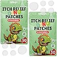 Brison Bug Bite Itch Relief Patches - 60 Counts Insect Mosquito Stickers Natural D-Panthenol Formula Indoor Camping Essentials for Kids Adults