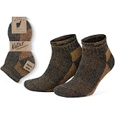 GoWith Unisex Alpaka Y&uuml;nl&uuml; Termal Tam Havlulu Y&uuml;r&uuml;y&uuml;ş Outdoor Hiking Ayak Bileği Boyu Kısa Patik &Ccedil;orap 6007